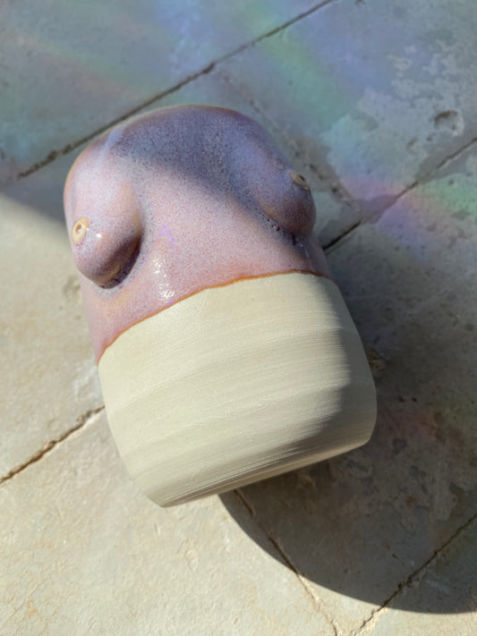 Boob Tumbler - Fire Opal Pink