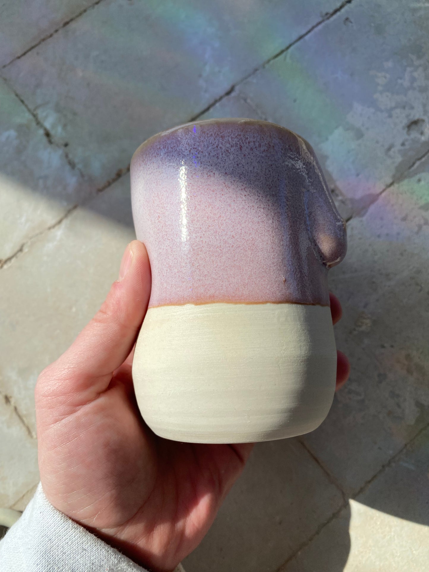 Boob Tumbler - Fire Opal Pink