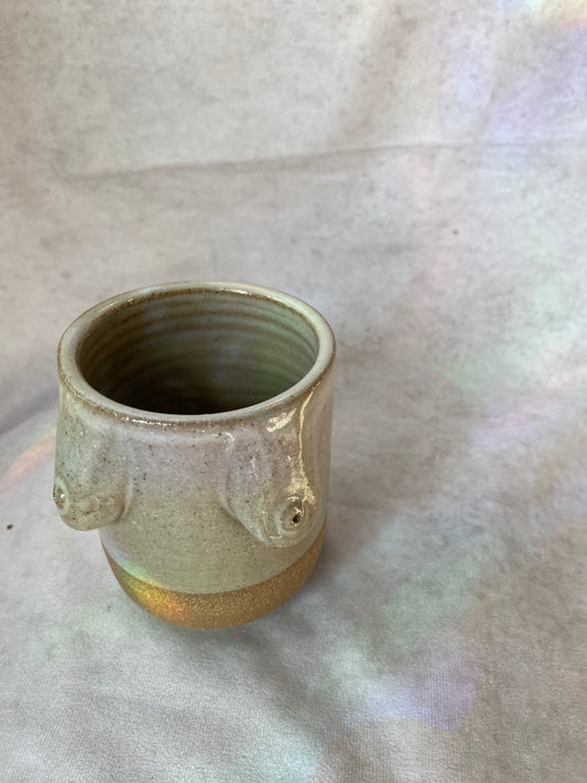 Boob Tumbler - Antique White