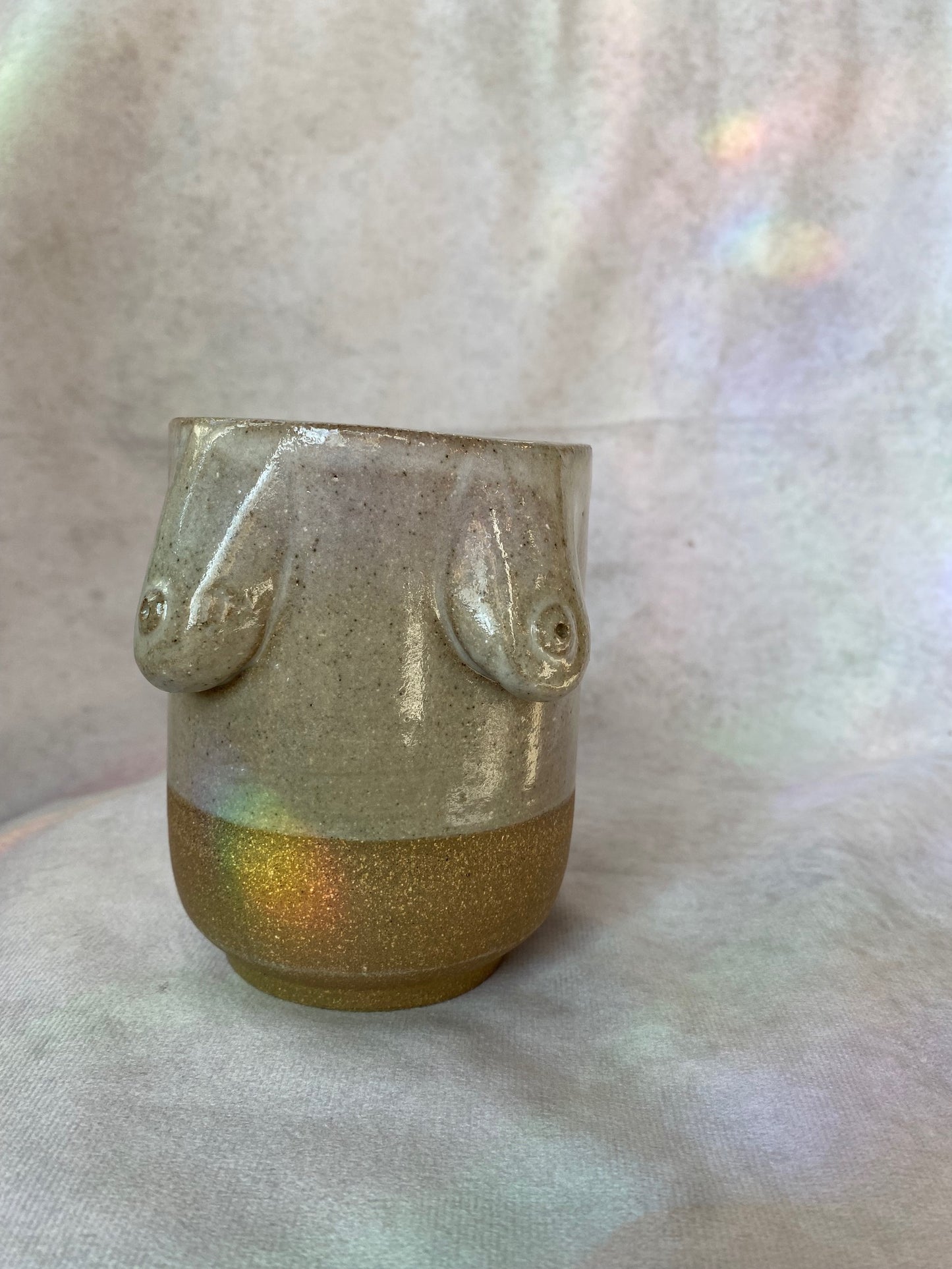Boob Tumbler - Antique White