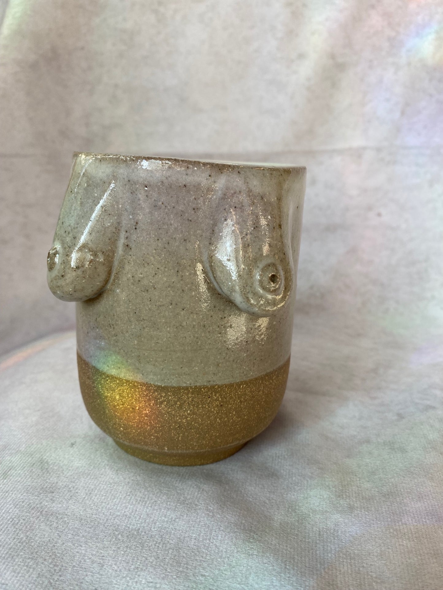 Boob Tumbler - Antique White