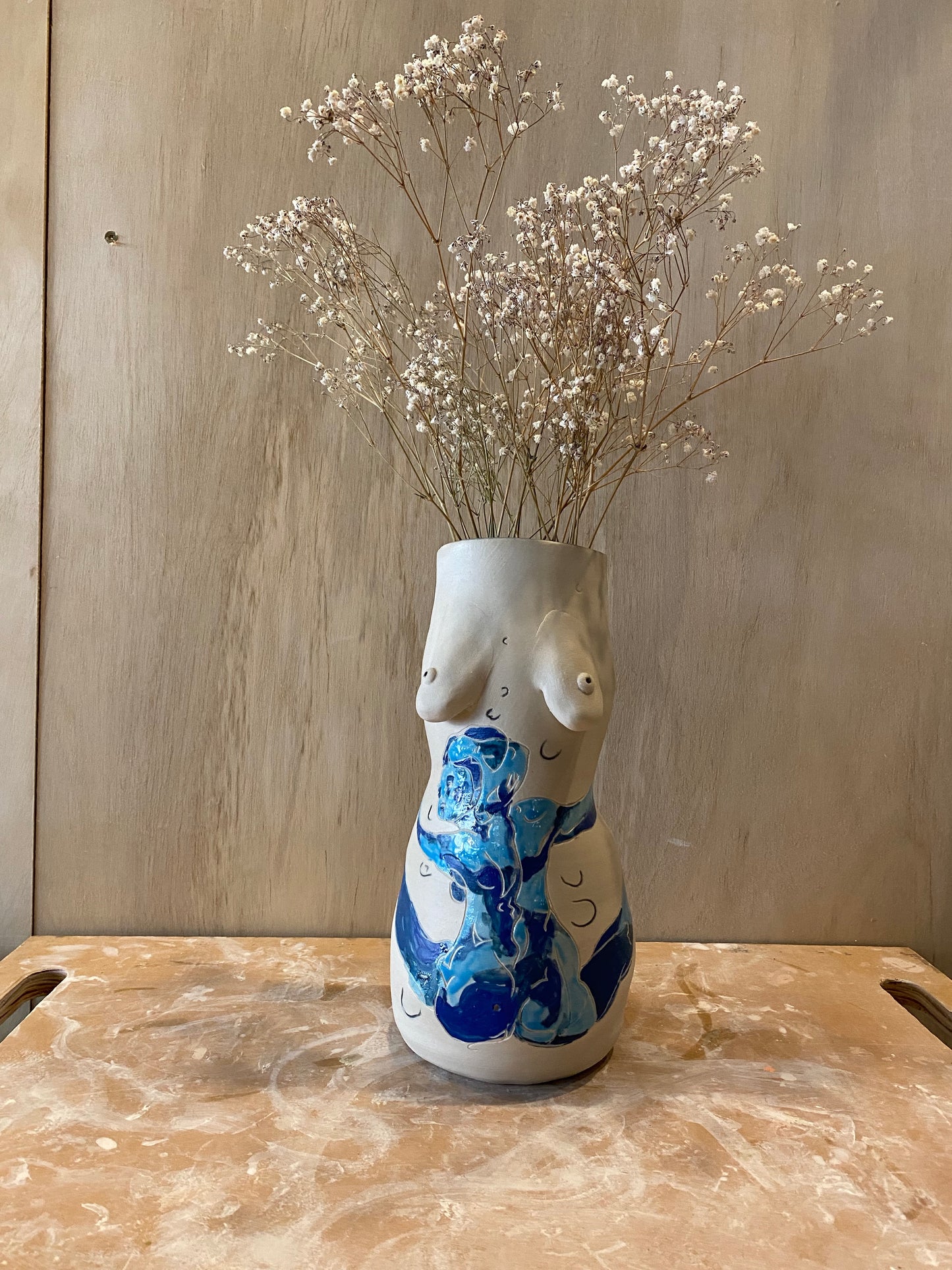 full body vase.