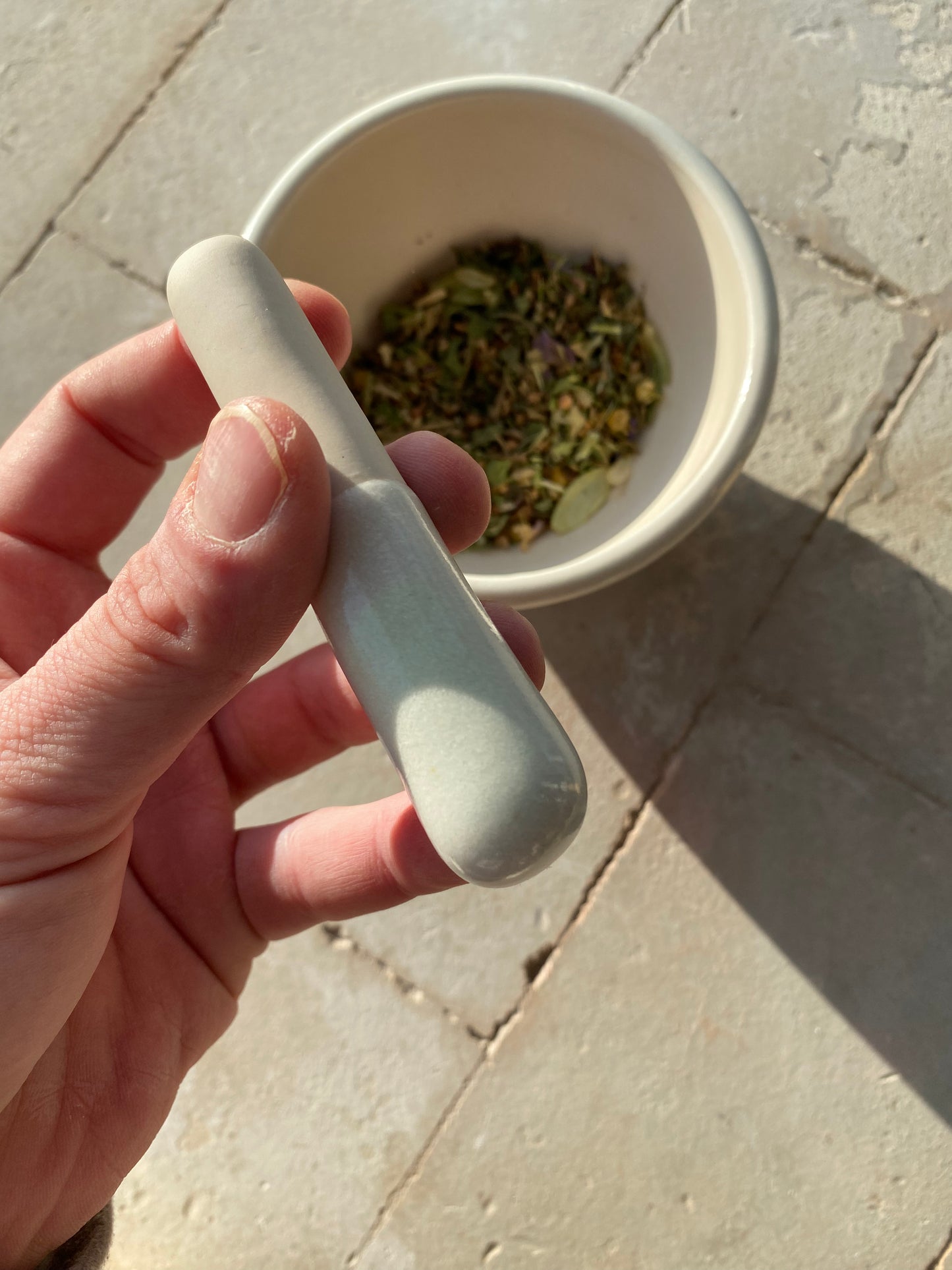 Burnished Mortar + Pestle