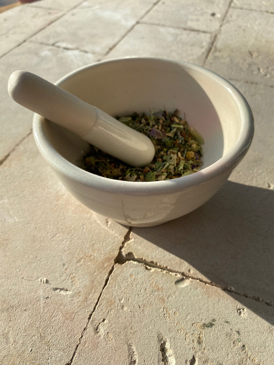 Burnished Mortar + Pestle