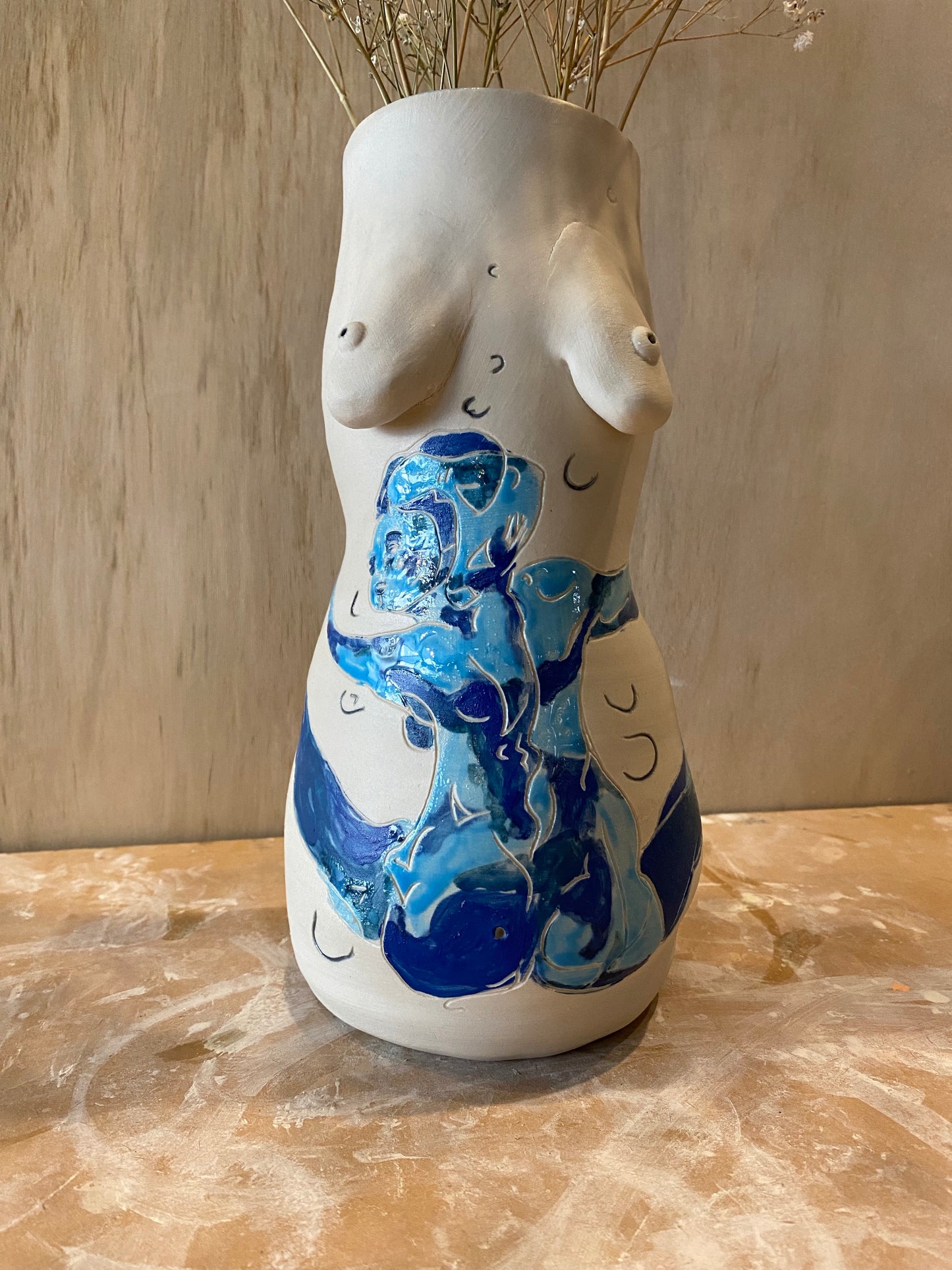 full body vase.