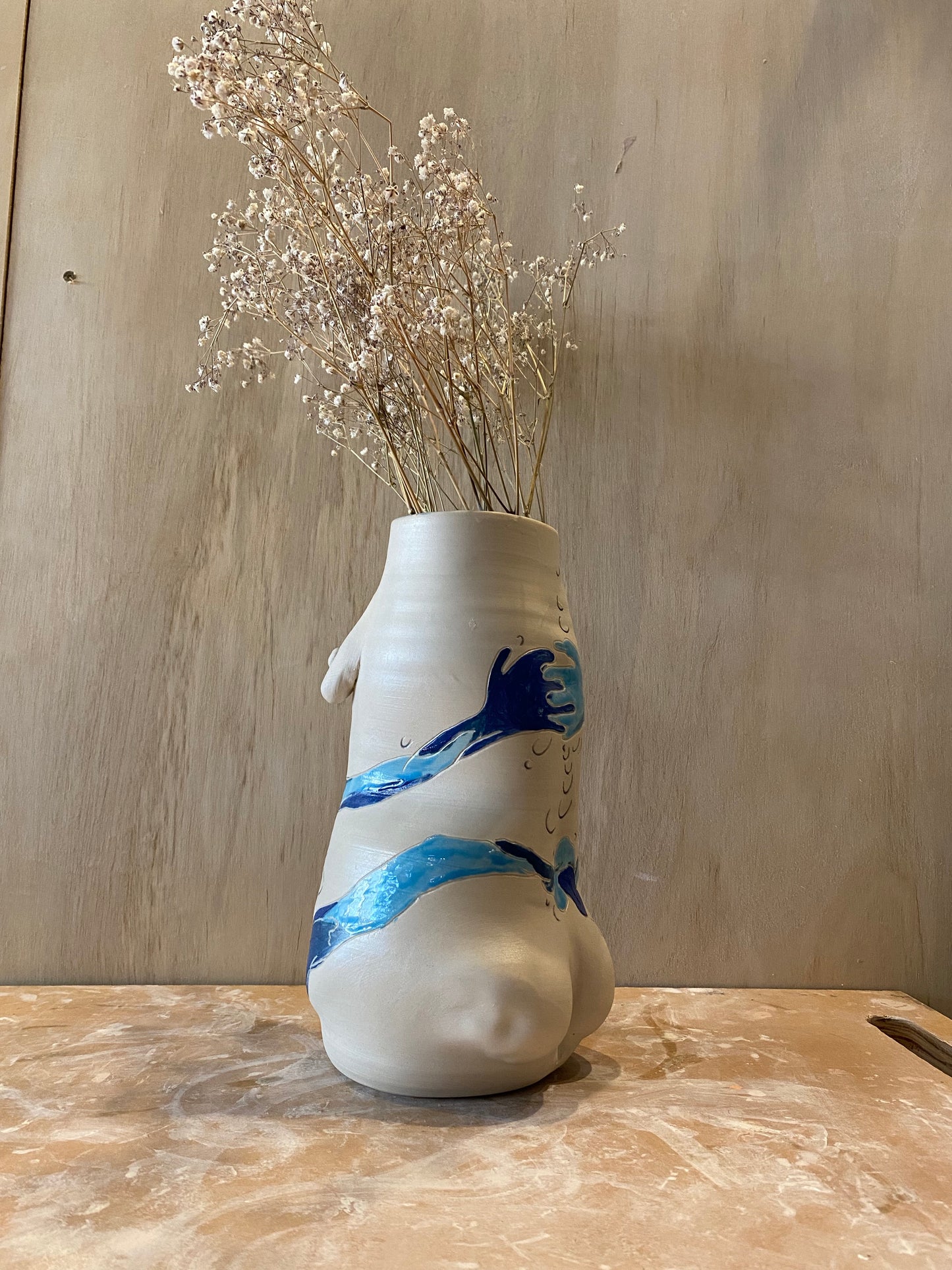 full body vase.