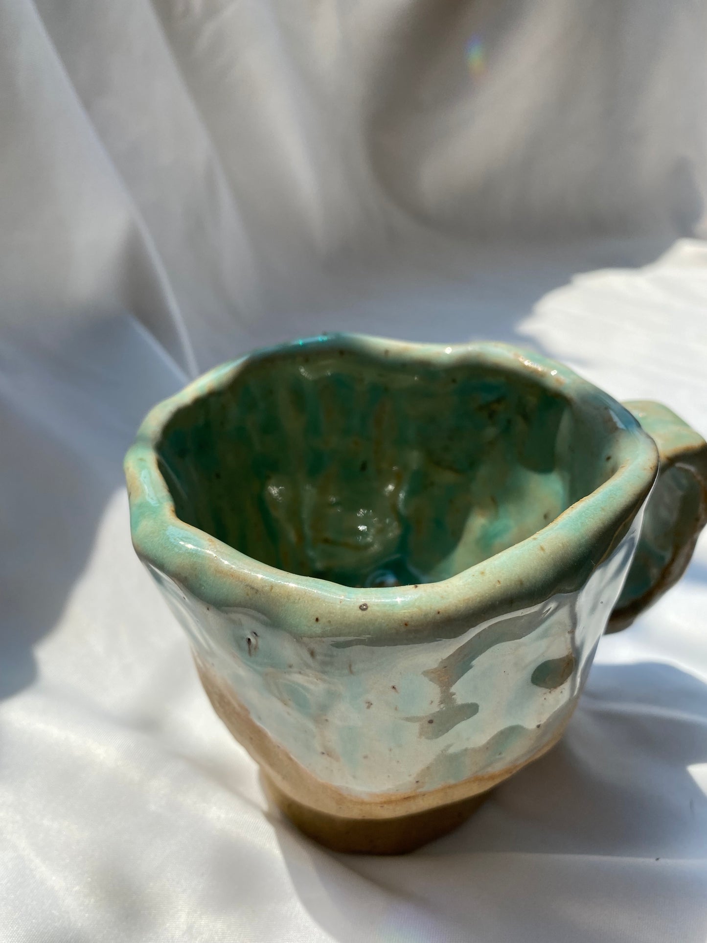 Earth Mug. recycled clay.
