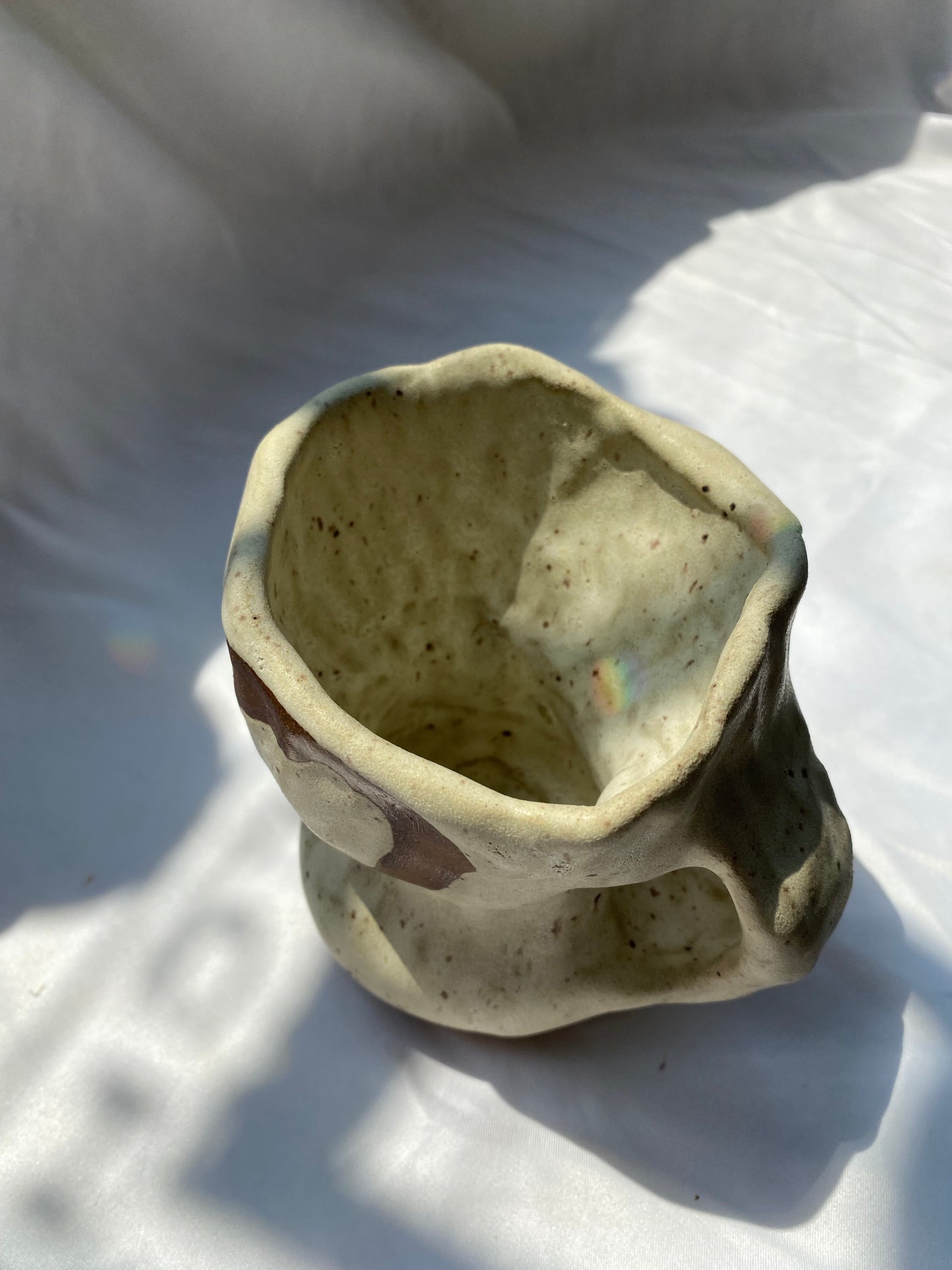 Earth Mug. recycled clay.