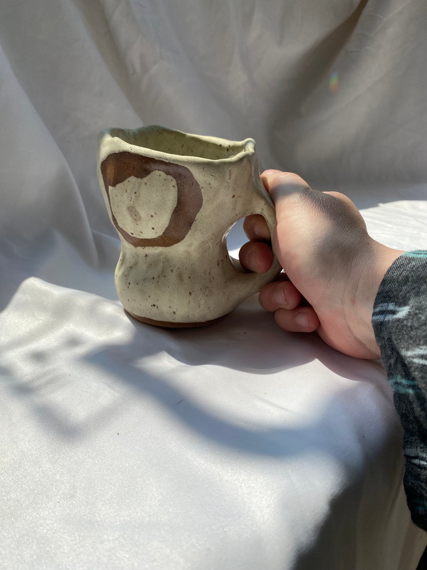 Earth Mug. recycled clay.