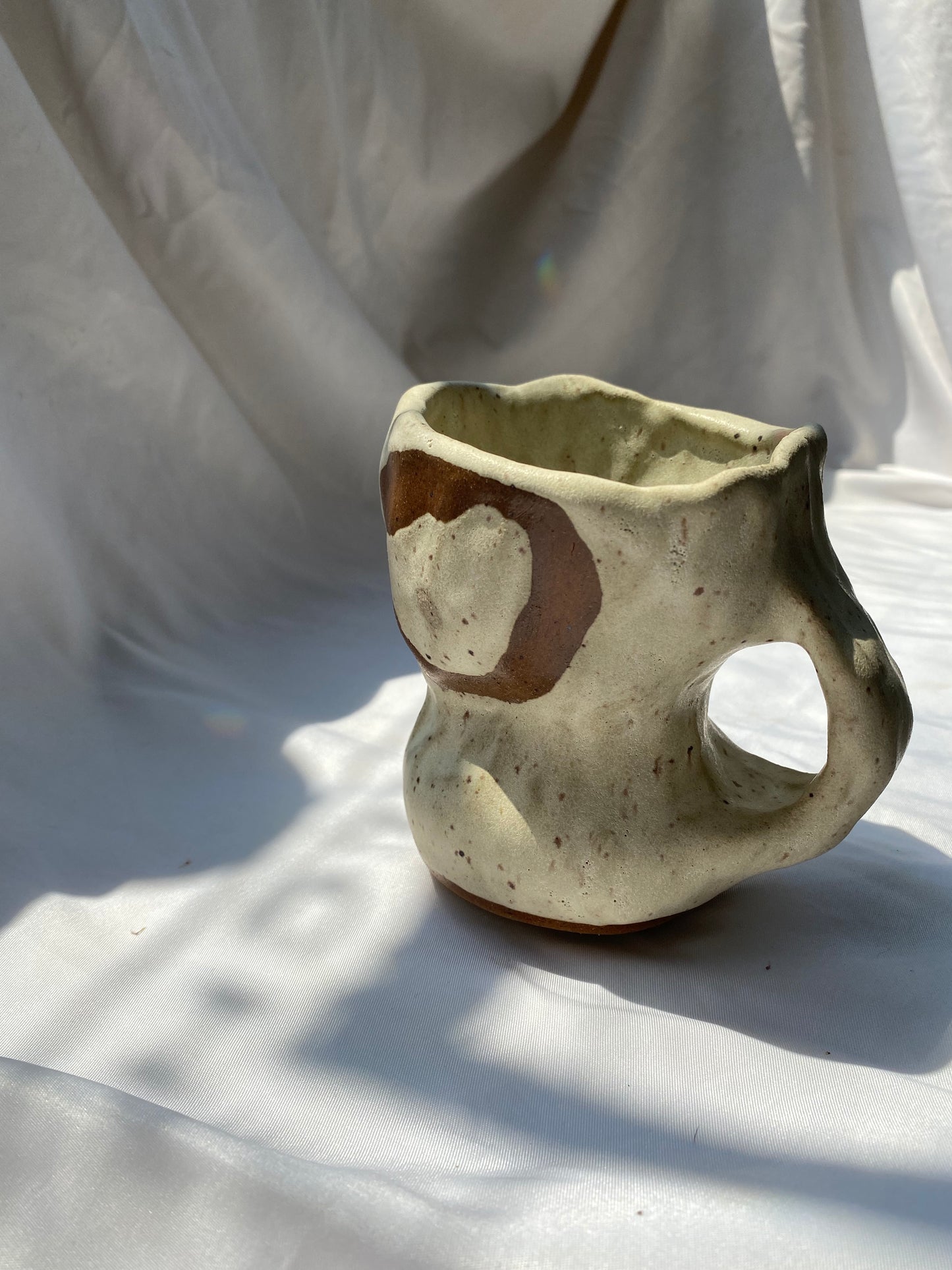 Earth Mug. recycled clay.