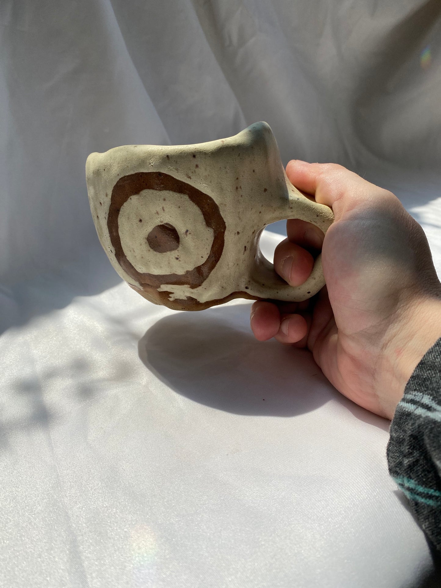 Earth Mug. recycled clay.