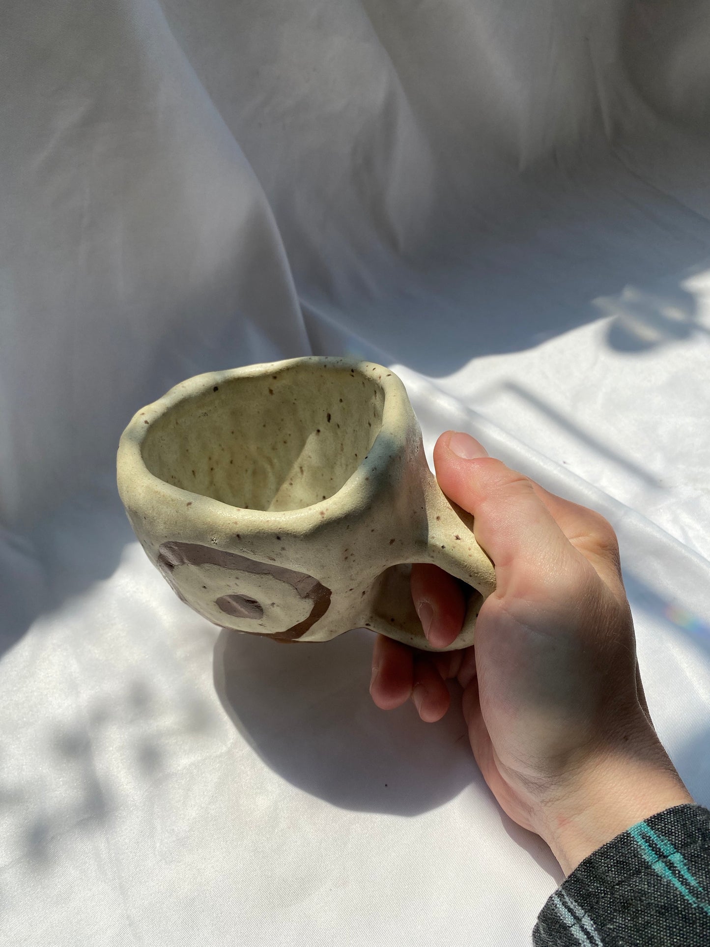 Earth Mug. recycled clay.